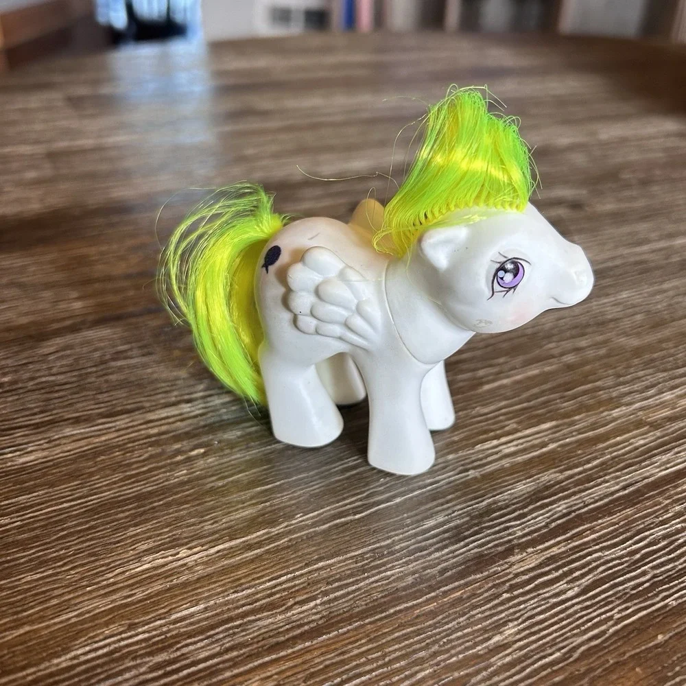 My Little Pony G1 Baby Surprise Pegasus Hasbro 1983‎ Vintage Wings Neon Hair MLP